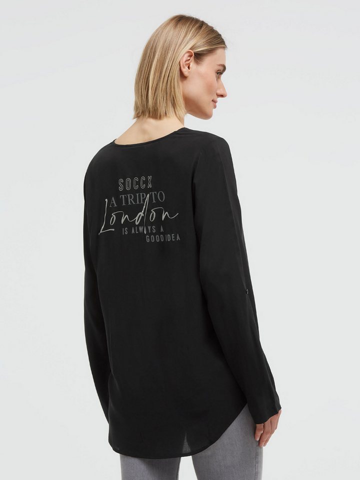 SOCCX Schlupfbluse im Turn-Up-Look – Bild 5 von 5