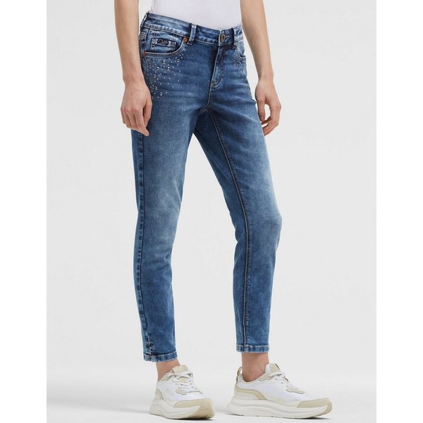 SOCCX Slim-fit-Jeans mit normaler Leibhöhe