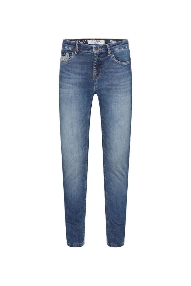 SOCCX Slim-fit-Jeans mit normaler Leibhöhe – Bild 2 von 5