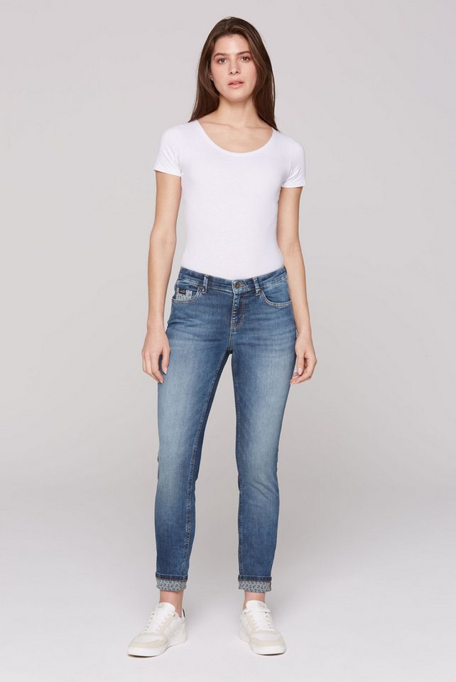 SOCCX Slim-fit-Jeans mit normaler Leibhöhe – Bild 3 von 5
