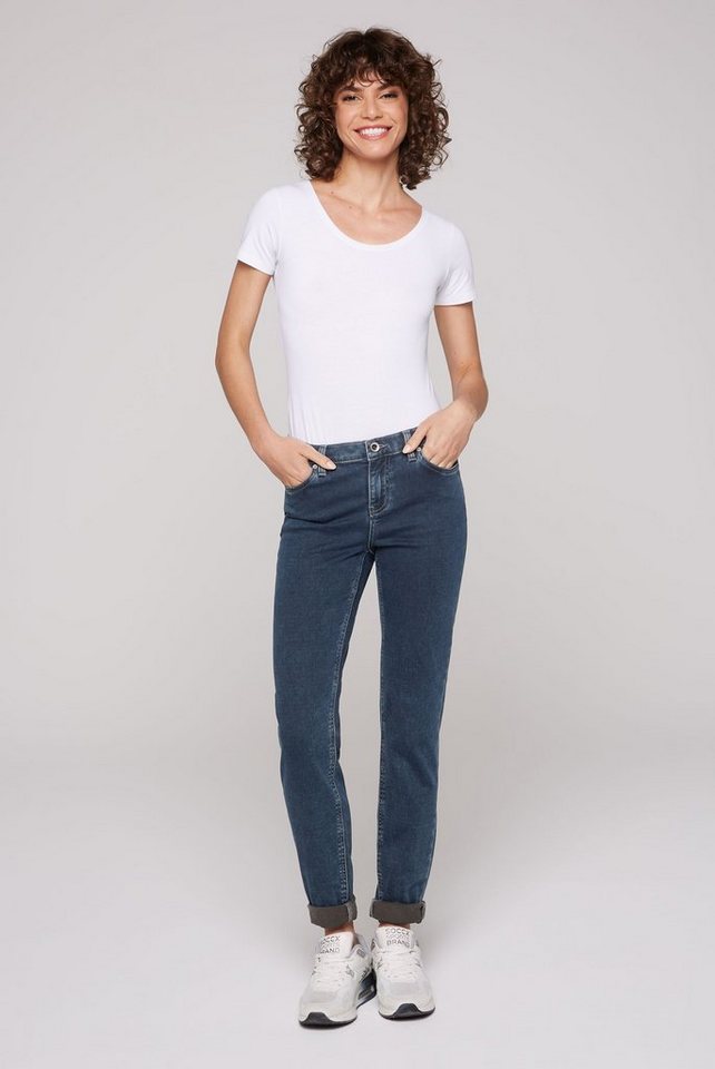 SOCCX Slim-fit-Jeans mit normaler Leibhöhe – Bild 3 von 5