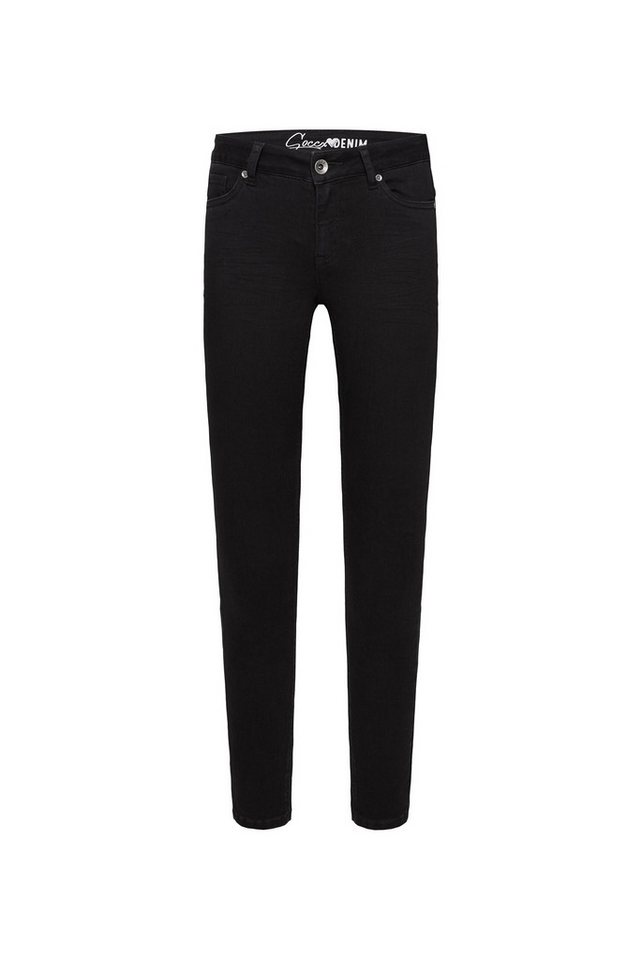 SOCCX Slim-fit-Jeans mit Push-up-Effekt – Bild 2 von 5