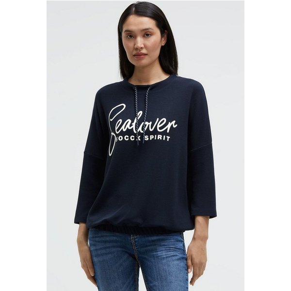 SOCCX Sweater mit Gummizug im Saum