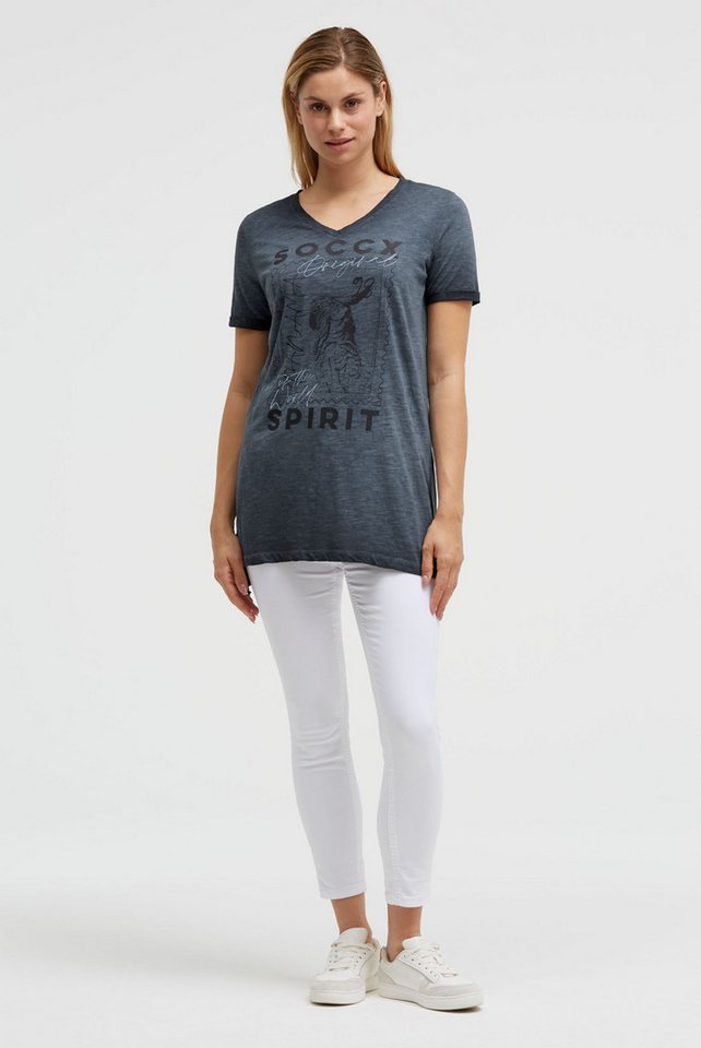SOCCX V-Shirt aus Baumwolle – Bild 3 von 5