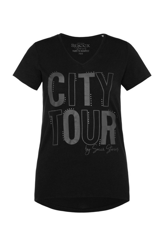SOCCX V-Shirt aus Baumwolle – Bild 2 von 5