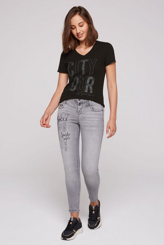 SOCCX V-Shirt aus Baumwolle – Bild 3 von 5