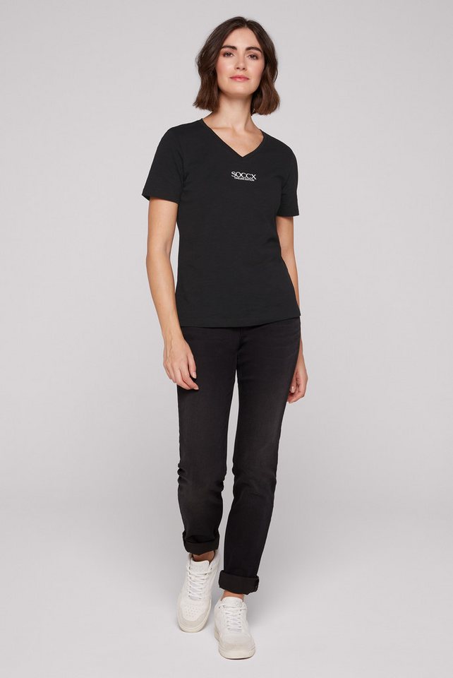 SOCCX V-Shirt aus Baumwolle – Bild 3 von 5