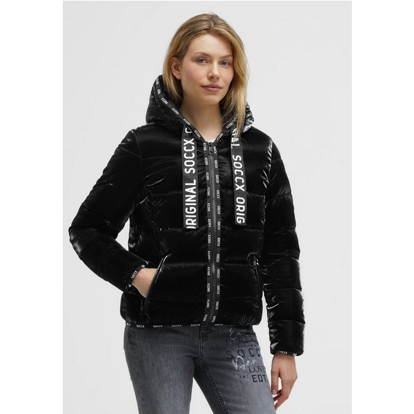 SOCCX Winterjacke mit Reißverschluss an den Einschubtaschen