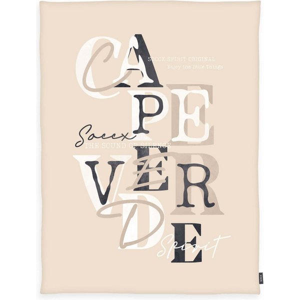 Wohndecke Cape Verde Sand, SOCCX, gewebtes Label
