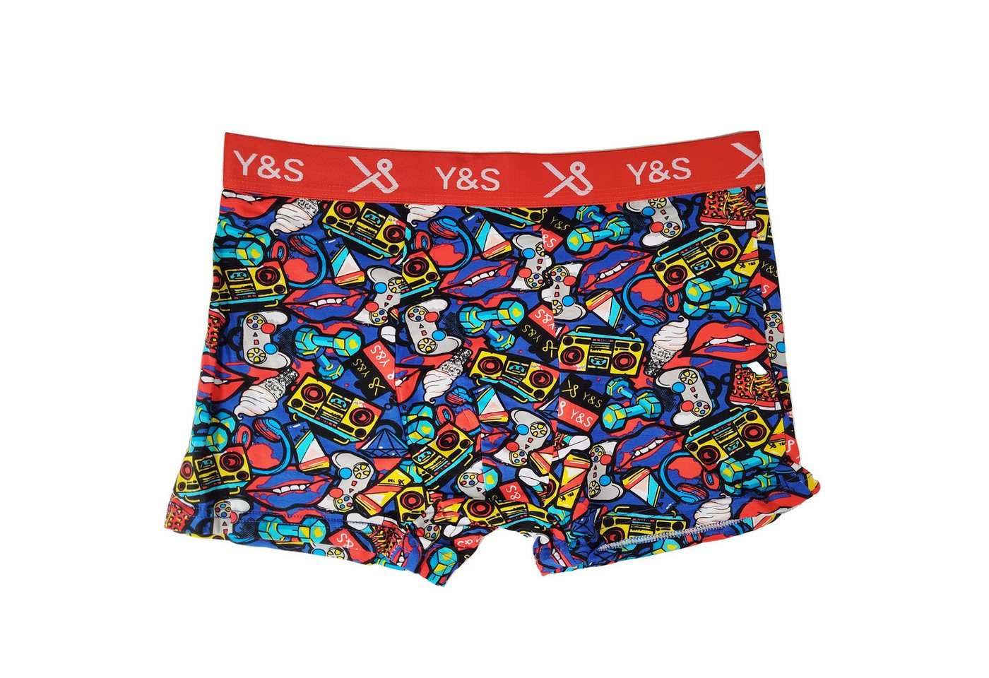 Socked Boxershorts bunte Unterhosen (4-St) bunte, lustige, farbige Retroshorts – Bild 2 von 5