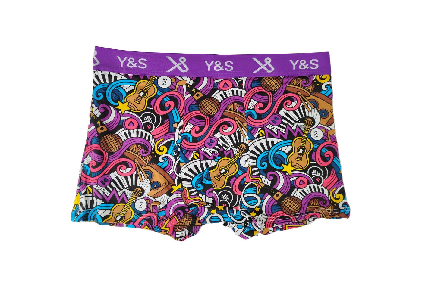 Socked Boxershorts bunte Unterhosen (4-St) bunte, lustige, farbige Retroshorts – Bild 3 von 5