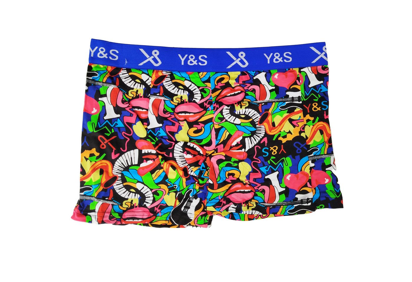 Socked Boxershorts bunte Unterhosen (4-St) bunte, lustige, farbige Retroshorts – Bild 4 von 5
