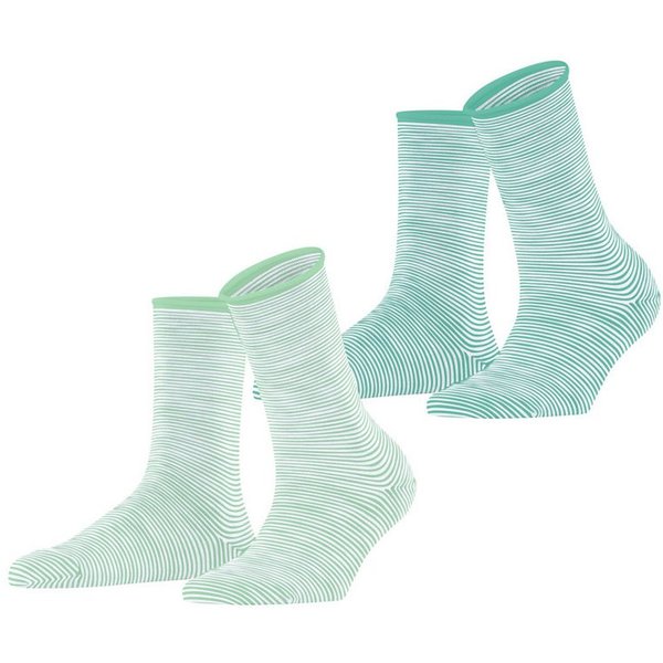 Esprit Socken Esprit Allover Stripe 2-Pack Damen (2-Paar)