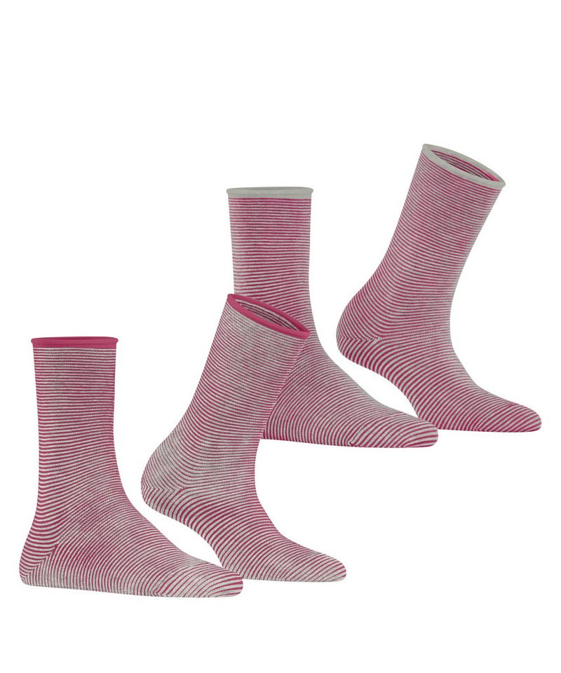 Esprit Socken Esprit Allover Stripe 2-Pack Damen (2-Paar) – Bild 2 von 5