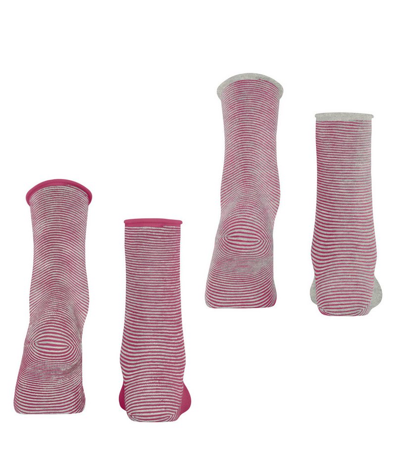 Esprit Socken Esprit Allover Stripe 2-Pack Damen (2-Paar) – Bild 3 von 5