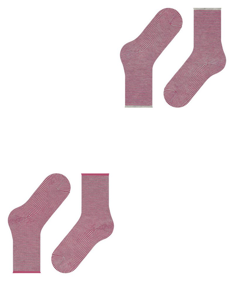 Esprit Socken Esprit Allover Stripe 2-Pack Damen (2-Paar) – Bild 5 von 5