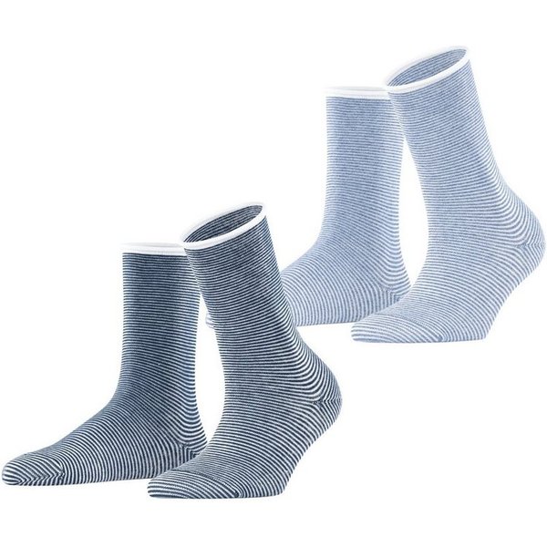 Esprit Socken Esprit Allover Stripe 2-Pack Damen (2-Paar)