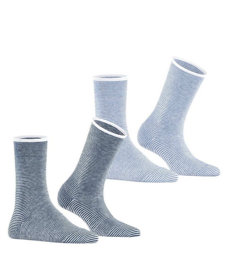 Esprit Socken Esprit Allover Stripe 2-Pack Damen (2-Paar) – Bild 2 von 5