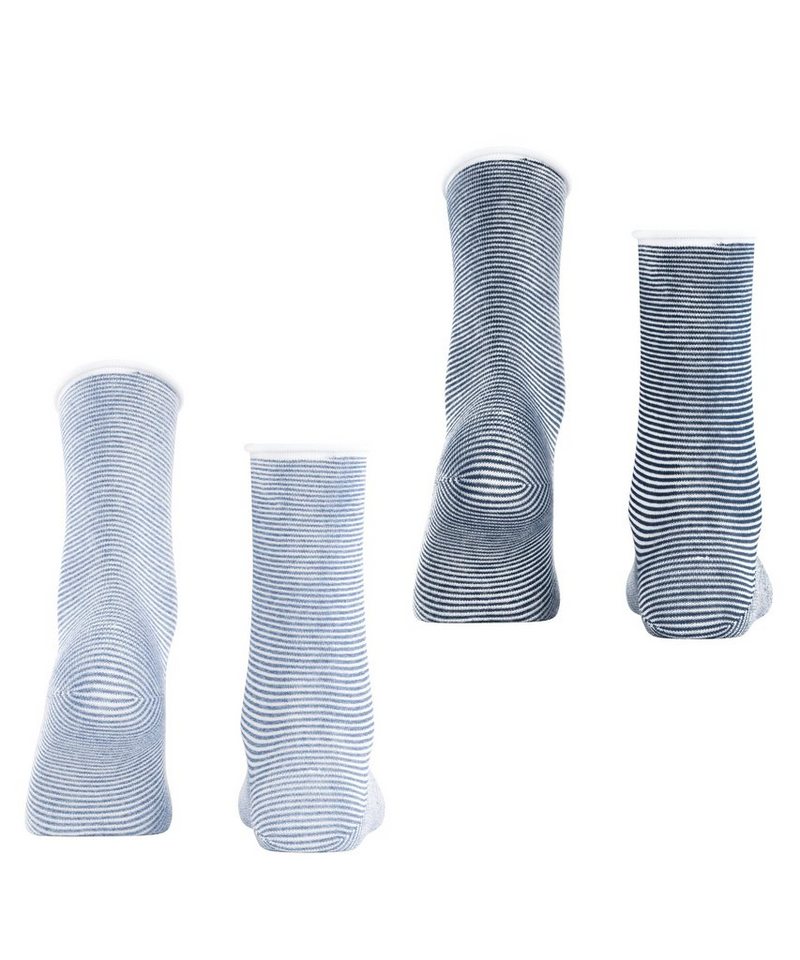 Esprit Socken Esprit Allover Stripe 2-Pack Damen (2-Paar) – Bild 3 von 5
