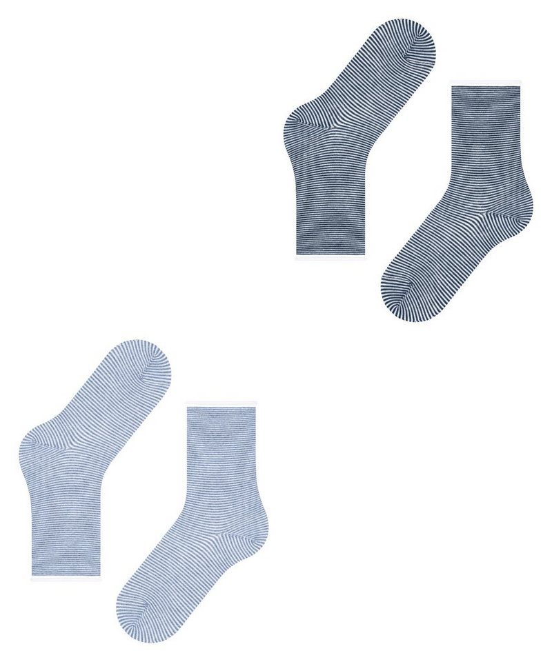 Esprit Socken Esprit Allover Stripe 2-Pack Damen (2-Paar) – Bild 5 von 5