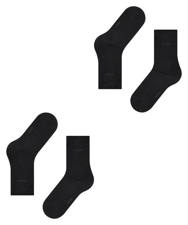 Esprit Socken Esprit Basic Easy 2-Pack Damen (2-Paar) aus hautfreundlicher Baumwolle – Bild 5 von 5