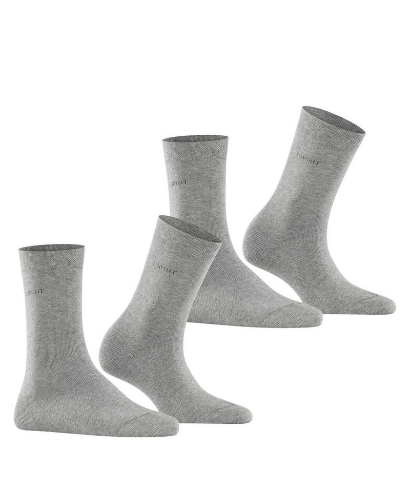 Esprit Socken Esprit Basic Easy 2-Pack Damen (2-Paar) aus hautfreundlicher Baumwolle – Bild 2 von 5
