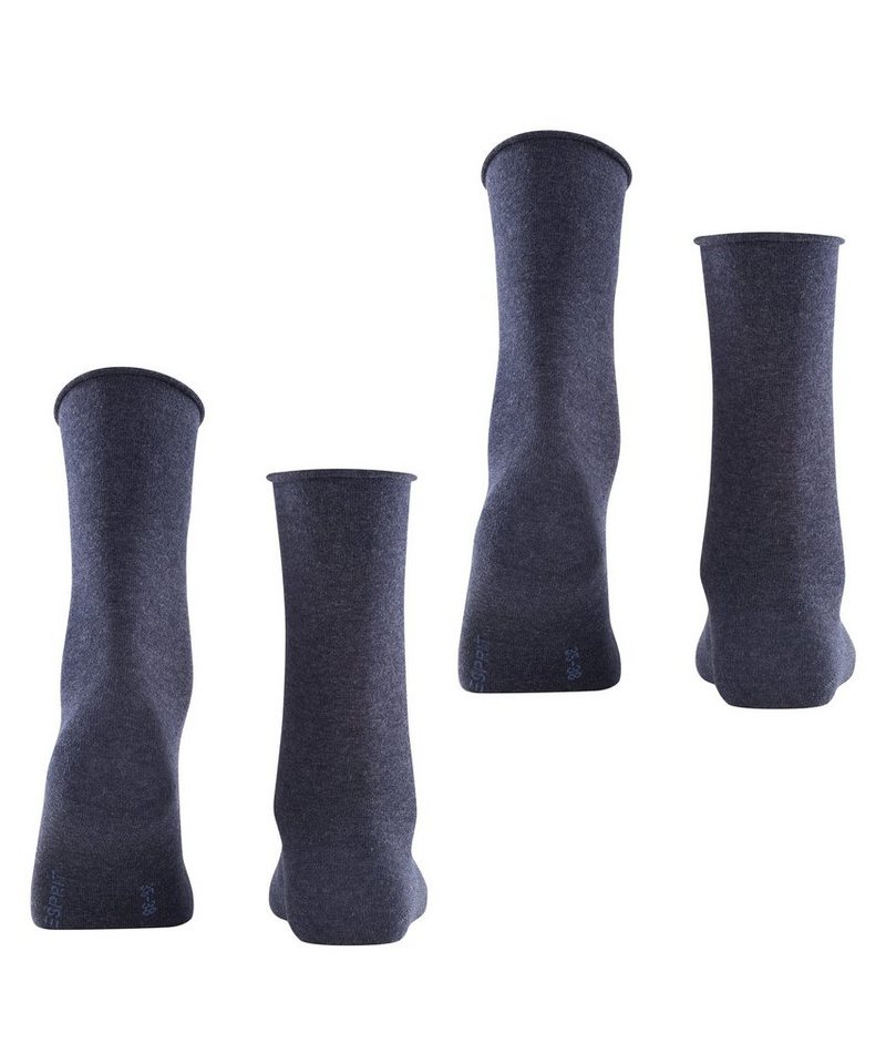 Esprit Socken Esprit Basic Pure 2-Pack Damen (2-Paar) mit hohem Baumwollanteil – Bild 3 von 5