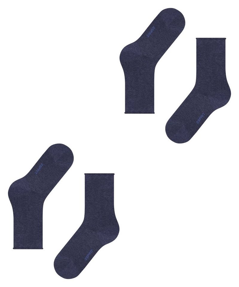 Esprit Socken Esprit Basic Pure 2-Pack Damen (2-Paar) mit hohem Baumwollanteil – Bild 5 von 5