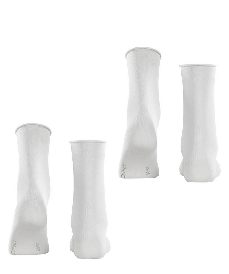Esprit Socken Esprit Basic Pure 2-Pack Damen (2-Paar) mit hohem Baumwollanteil – Bild 3 von 5