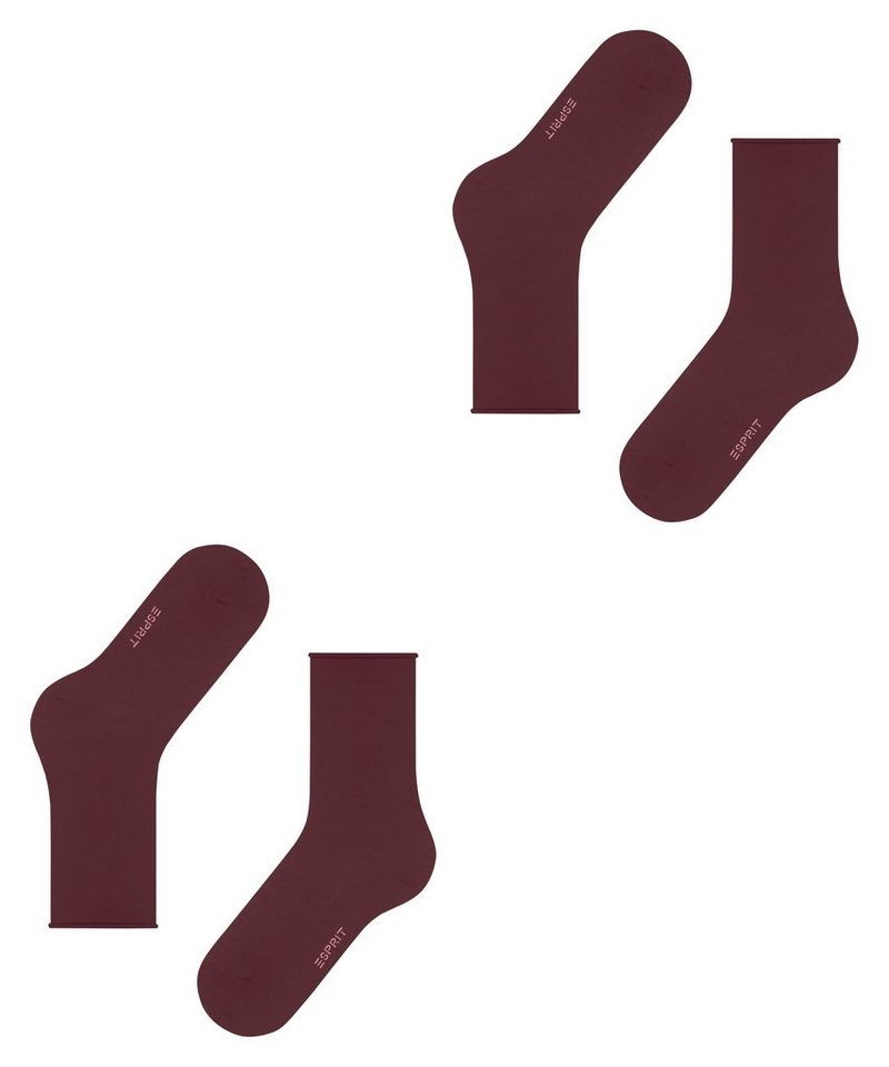 Esprit Socken Esprit Basic Pure 2-Pack Damen (2-Paar) mit hohem Baumwollanteil – Bild 5 von 5