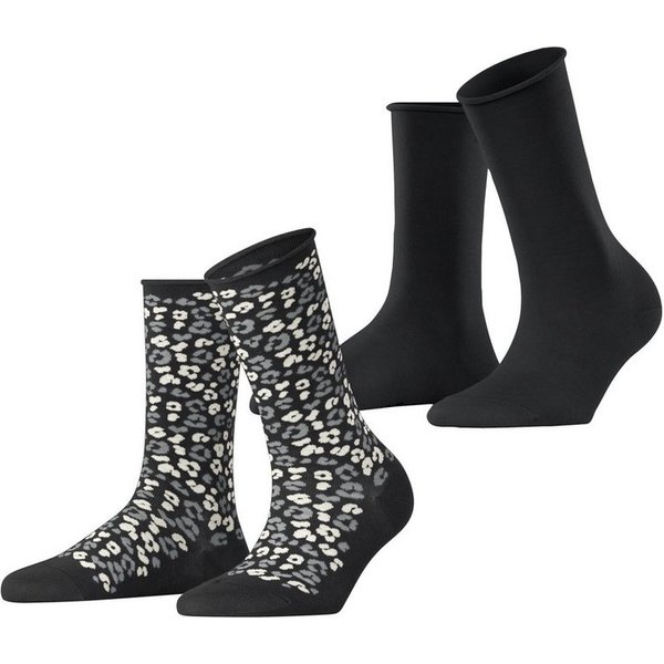 Esprit Socken Esprit Flower Bloom 2-Pack Damen (2-Paar)