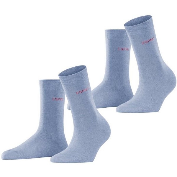 Esprit Socken Esprit Uni 2-Pack Damen (2-Paar) aus elastischem Material