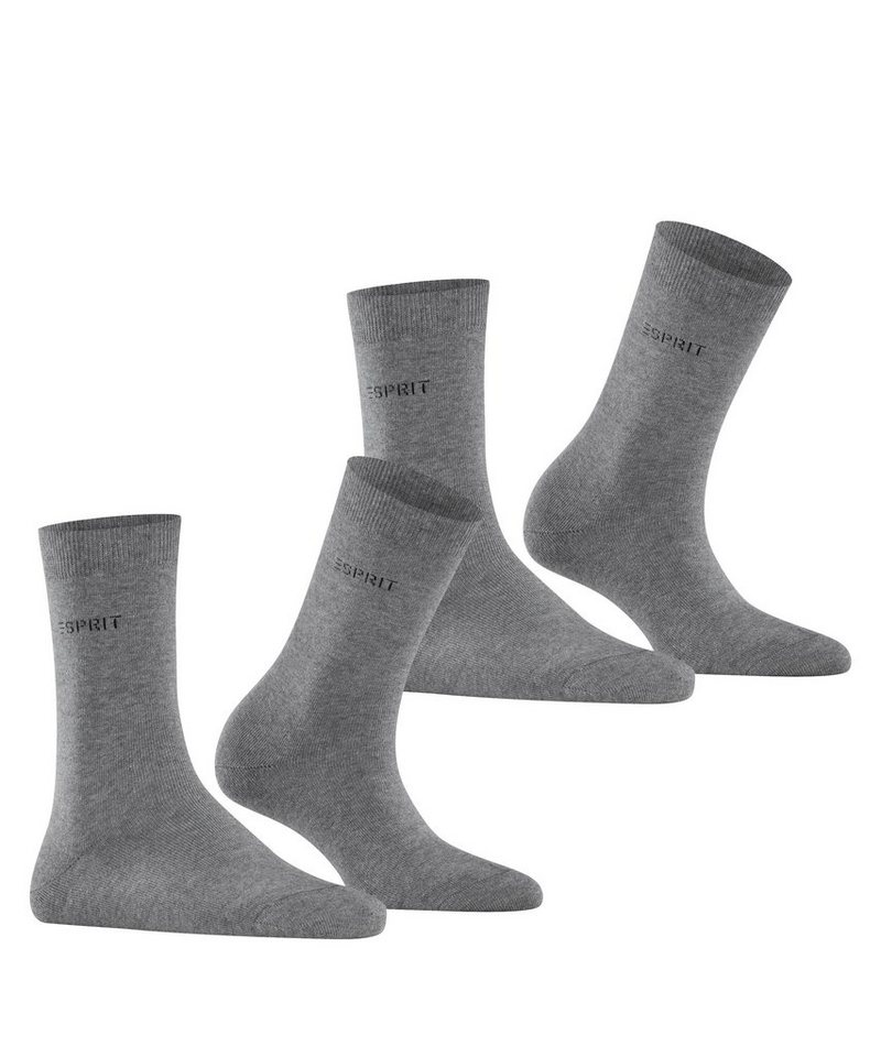 Esprit Socken Esprit Uni 2-Pack Damen (2-Paar) aus elastischem Material – Bild 2 von 5