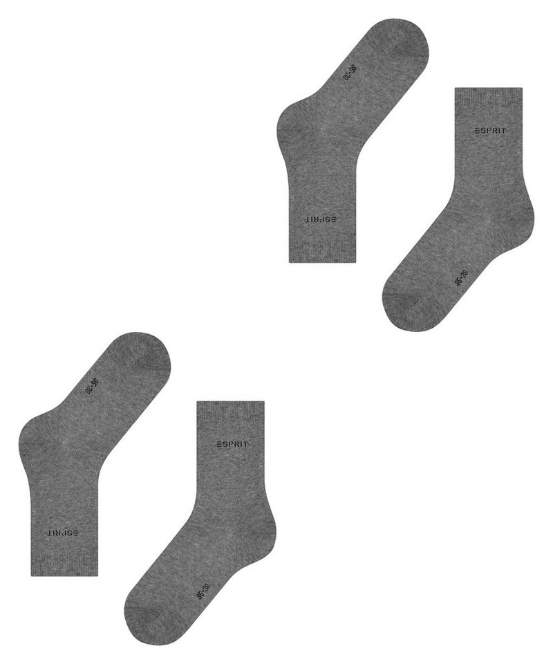 Esprit Socken Esprit Uni 2-Pack Damen (2-Paar) aus elastischem Material – Bild 5 von 5