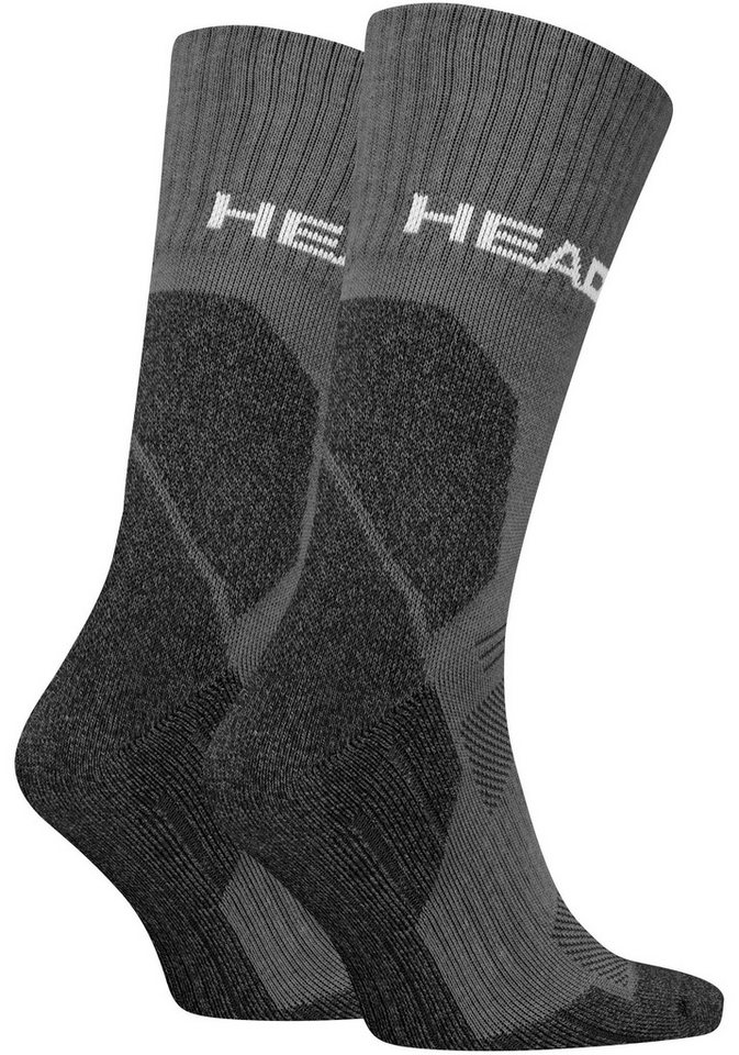 Head Socken HEAD HIKING ALL CLIMATES CREW 2P (2 Paar) mit Logostickerei – Bild 2 von 2