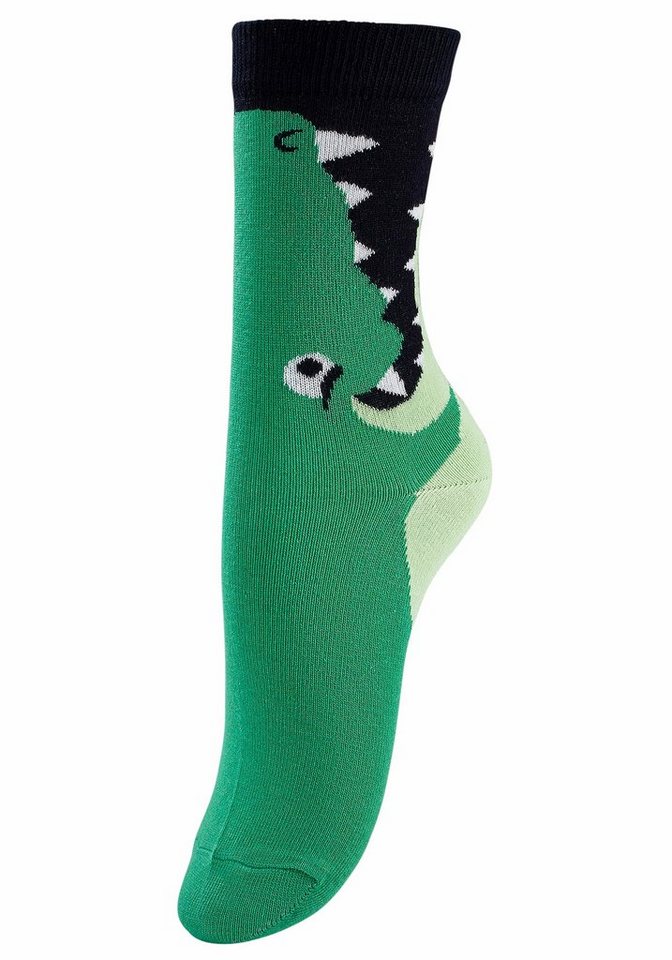 Socken Kindersocken Motivsocken (Packung, 5-Paar, Gr. 19-22 bis 35-38) mit Tiermotiven – Bild 5 von 5