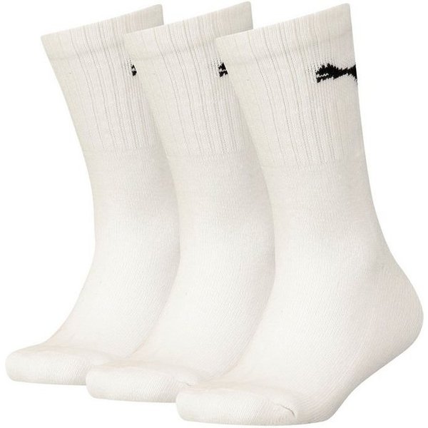 PUMA Socken PUMA KIDS CREW SOCK 3P (3-Paar, 3 Paar) Junior mit klassischer Rippe