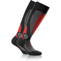ROHNER Socken rohner basic ski 2er pack, Größe 35-38 in Schwarz