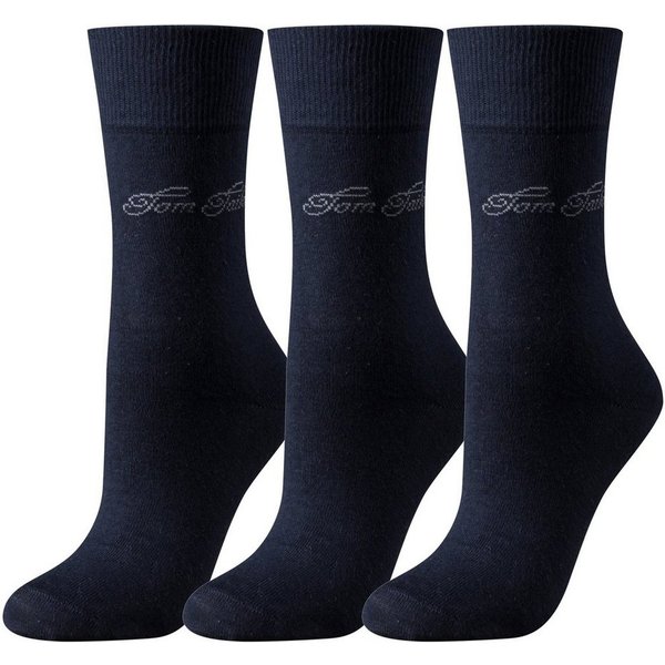 TOM TAILOR Socken Tom Tailor 3er Pack Basic Women Socks dark navy blau Tom Tailor 3er Pack Basic Women Socks dark navy blau