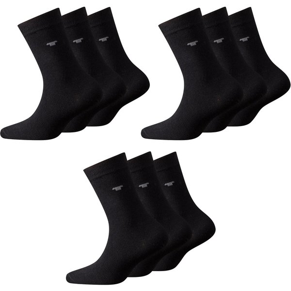 TOM TAILOR Socken TOM TAILOR Kinder Socken Basic schwarz 9er Pack TOM TAILOR Kinder Socken Basic schwarz 9er Pack