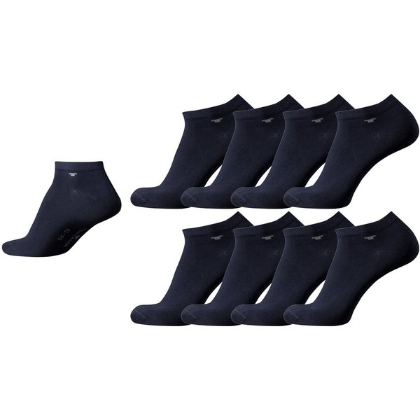 TOM TAILOR Socken TTsneaker545_Set8_46 Tom Tailor 8er Pack Sneaker Socken dunkel-blau Mehrpack Strümpfe Socks dark navy Füsslinge
