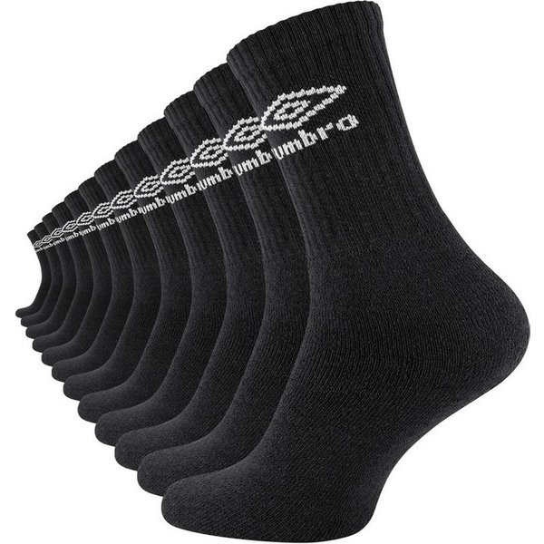 Umbro Socken Umbro Socken (12-Paar) mit stoßdämpfendem Vollfrottee-Fußbett