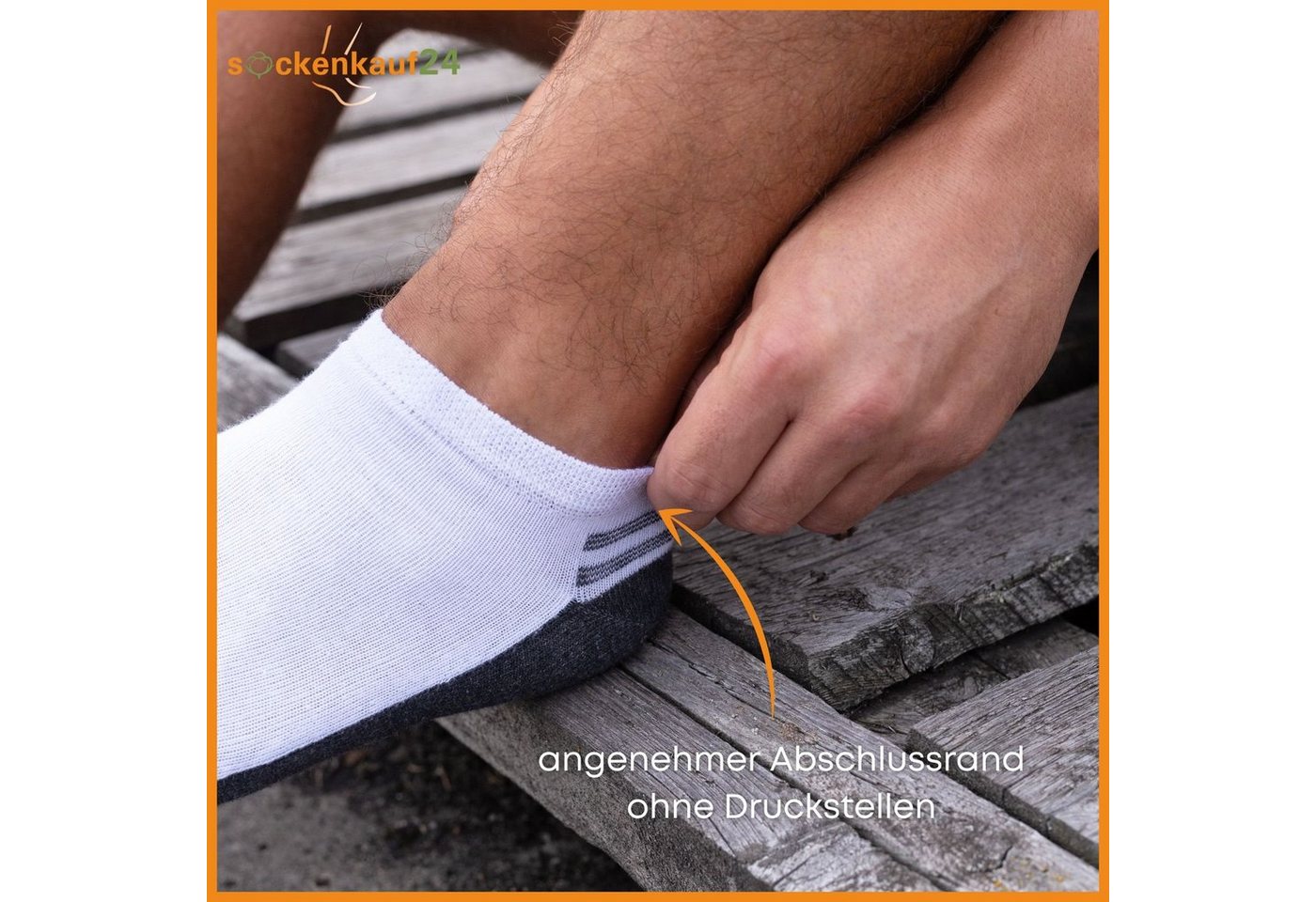 sockenkauf24 Sneakersocken 8, 12 oder 20 Paar Sneaker Socken Herren&Damen (16737, 8-Paar, 47-50) Baumwolle Atmungsaktiv Mehrfarbig WP – Bild 5 von 5