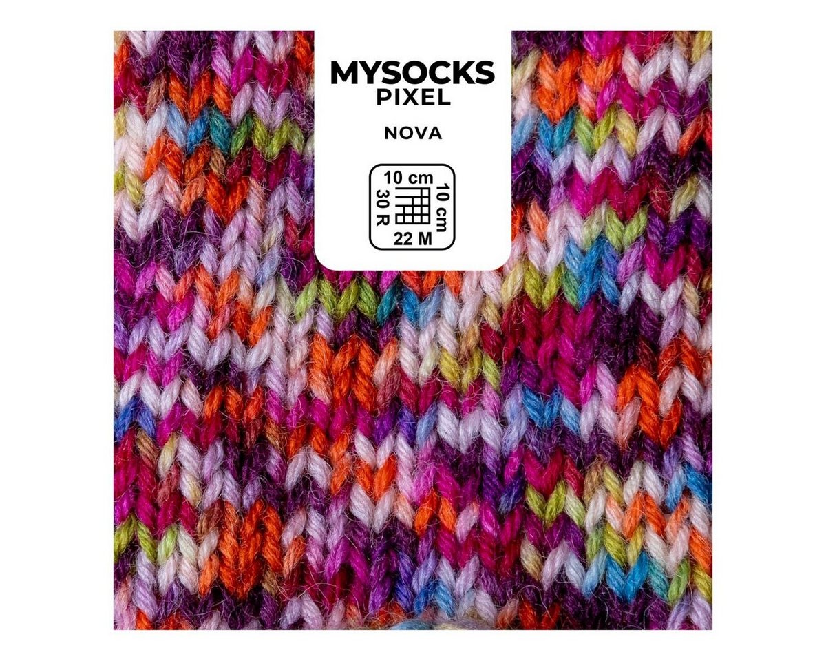 myboshi Sockenwolle myboshi mysocks Pixel, 75% Schurwolle, 25% Polyamid Häkelwolle – Bild 2 von 2