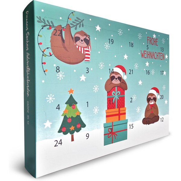 Sockswear Socken Adventskalender Damen oder Herren Sockenkalender