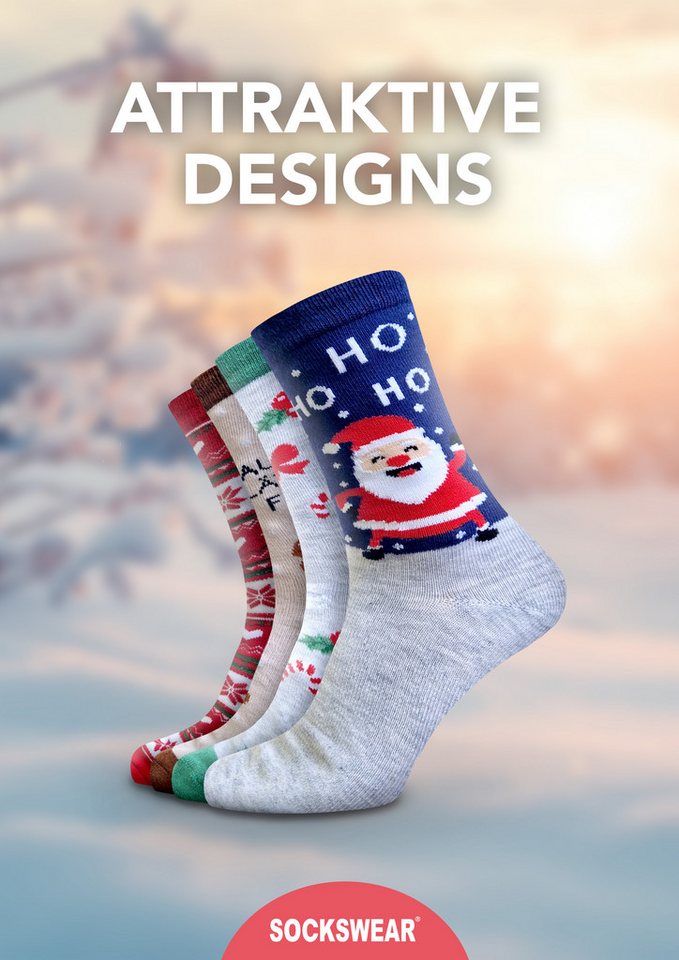 Sockswear Socken Adventskalender Damen oder Herren Sockenkalender – Bild 2 von 5