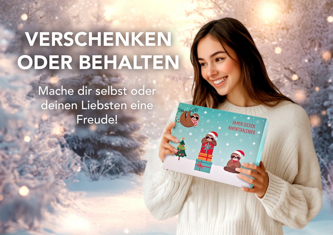 Sockswear Socken Adventskalender Damen oder Herren Sockenkalender – Bild 3 von 5