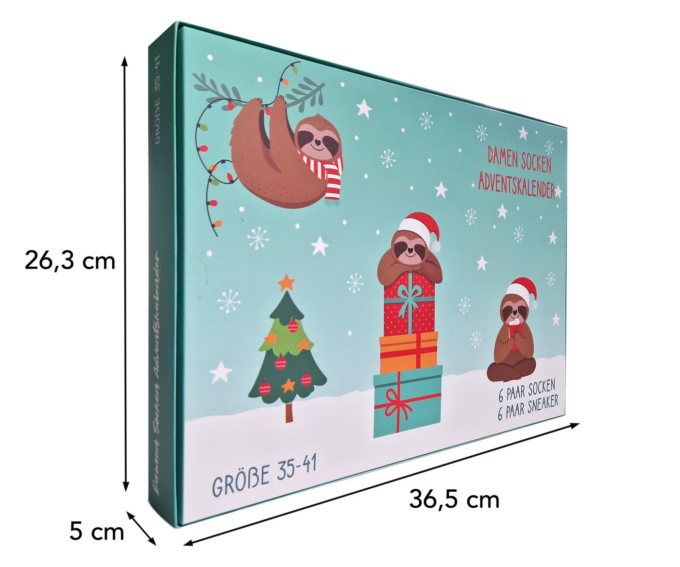 Sockswear Socken Adventskalender Damen oder Herren Sockenkalender – Bild 5 von 5