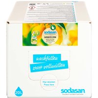 Sodasan Spülmittel 'Lemon und Lime' Bag in Box, 20 l