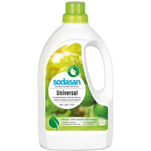 Sodasan Universal-Waschmittel Limette 1,5 l
